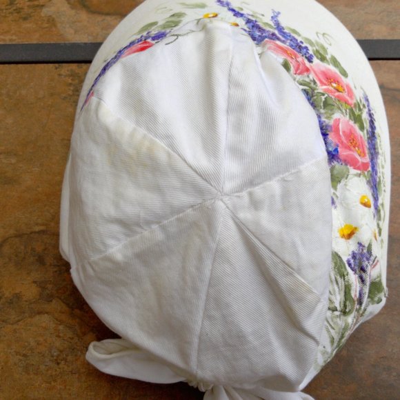 Floral Gardening Hat - Handmade - Picture 3 of 6